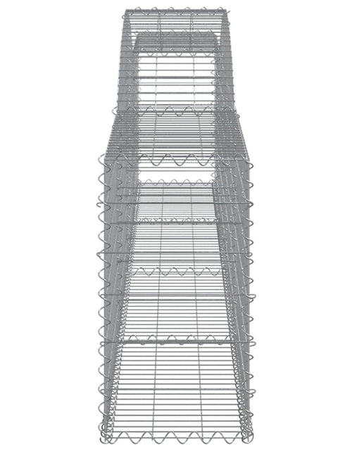 Încărcați imaginea în vizualizatorul Galerie, Coșuri gabion arcuite 8 buc, 400x30x60/80 cm, fier galvanizat
