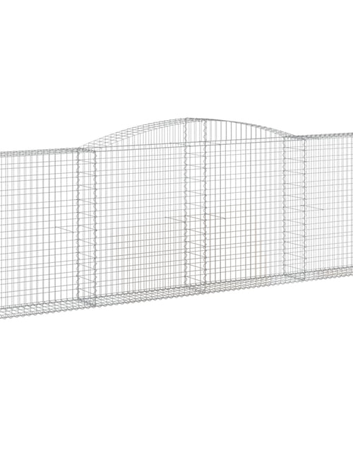 Încărcați imaginea în vizualizatorul Galerie, Coșuri gabion arcuite 10 buc. 400x30x120/140 cm fier galvanizat
