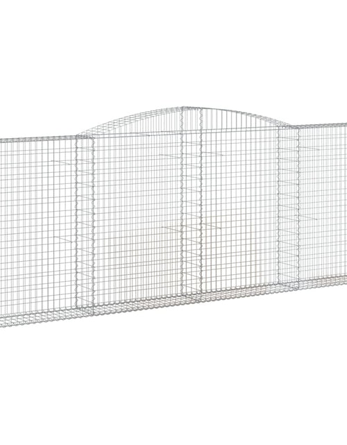 Încărcați imaginea în vizualizatorul Galerie, Coșuri gabion arcuite 3 buc. 400x30x140/160 cm fier galvanizat
