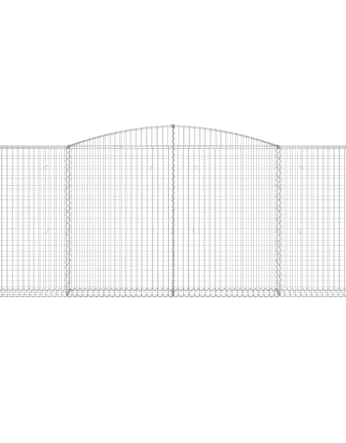 Загрузите изображение в средство просмотра галереи, Coșuri gabion arcuite 20 buc. 400x30x140/160 cm fier galvanizat
