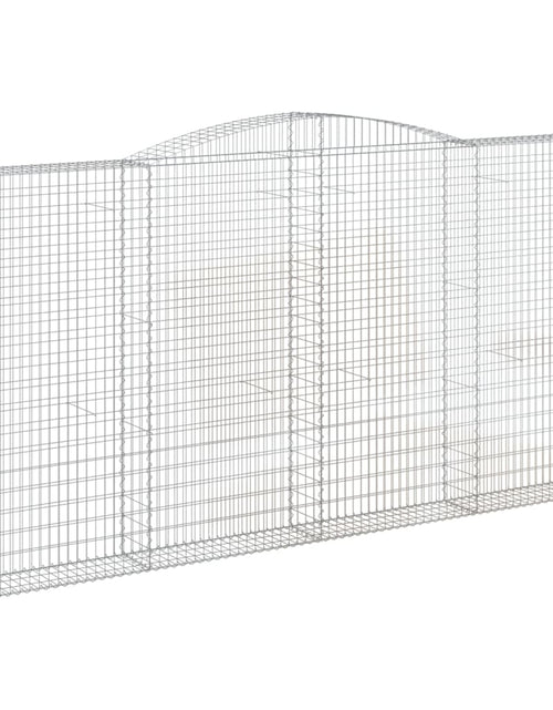 Încărcați imaginea în vizualizatorul Galerie, Coșuri gabion arcuite 5 buc. 400x30x200/220 cm fier galvanizat
