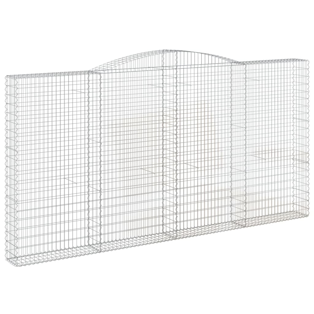 Coșuri gabion arcuite 5 buc. 400x30x200/220 cm fier galvanizat