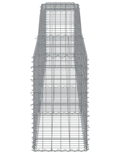 Загрузите изображение в средство просмотра галереи, Coșuri gabion arcuite 2 buc, 400x50x80/100 cm, fier galvanizat
