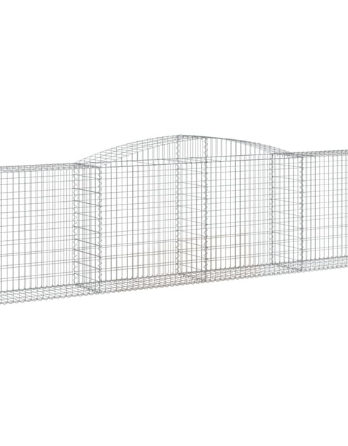 Încărcați imaginea în vizualizatorul Galerie, Coșuri gabion arcuite 5 buc, 400x50x100/120 cm fier galvanizat
