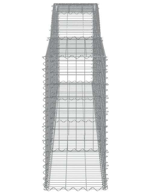 Încărcați imaginea în vizualizatorul Galerie, Coșuri gabion arcuite 10 buc, 400x50x100/120 cm fier galvanizat
