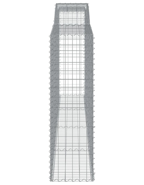 Загрузите изображение в средство просмотра галереи, Coșuri gabion arcuite, 20 buc, 400x50x160/180cm fier galvanizat
