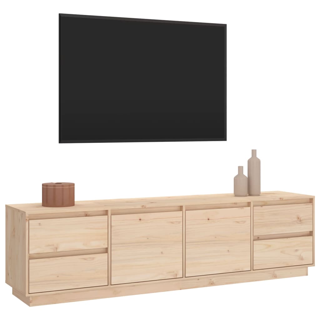 Comodă TV, 176x37x47,5 cm, lemn masiv de pin
