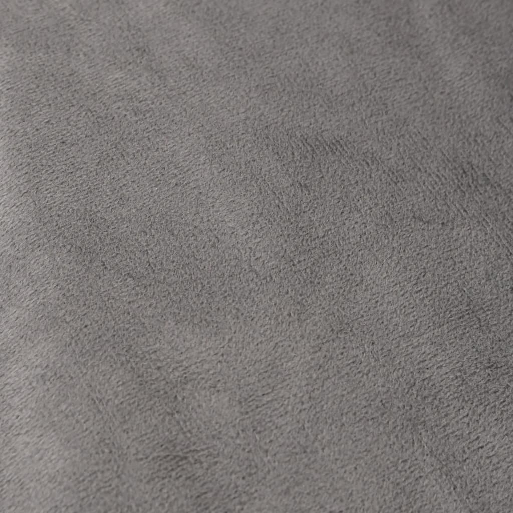 Pătură grea cu husă, gri, 200x200 cm, 13 kg, textil