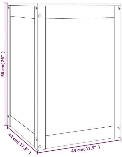 Загрузите изображение в средство просмотра галереи, Cutie de rufe, 44x44x66 cm, lemn masiv de pin
