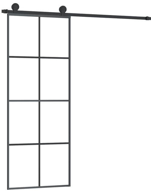 Загрузите изображение в средство просмотра галереи, Ușă glisantă cu set feronerie, 76x205 cm, sticlă ESG/aluminiu
