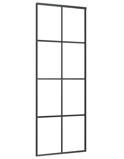 Încărcați imaginea în vizualizatorul Galerie, Ușă glisantă cu set feronerie, 76x205 cm, sticlă ESG/aluminiu
