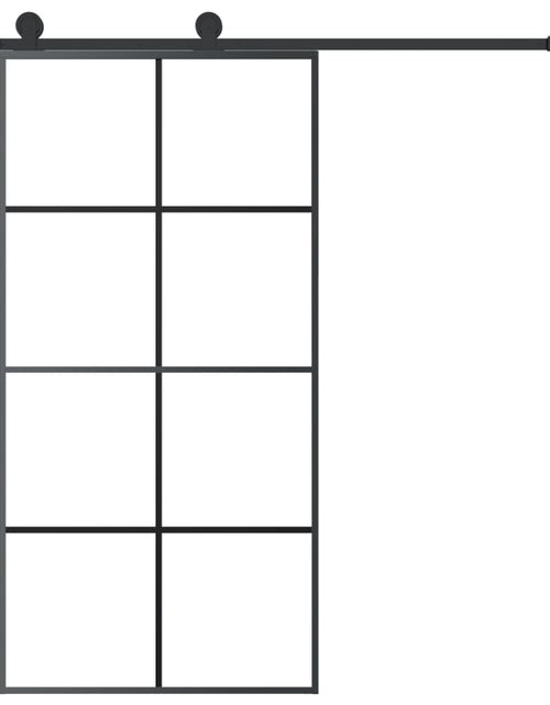 Загрузите изображение в средство просмотра галереи, Ușă glisantă cu set feronerie 102,5x205 cm sticlă ESG/aluminiu
