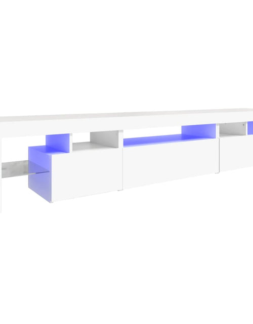 Încărcați imaginea în vizualizatorul Galerie, Comode TV cu lumini LED, alb，215x36,5x40 - Lando

