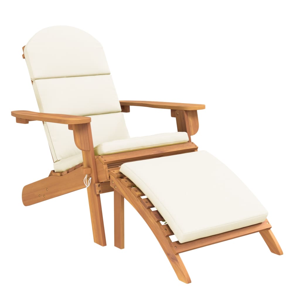 Set mobilier de grădină Adirondack, 3 piese, lemn masiv acacia