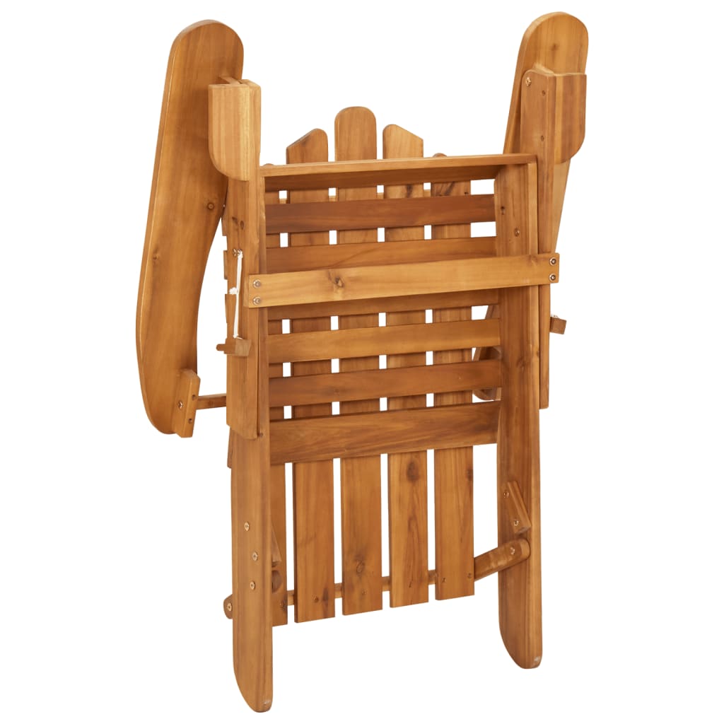 Set mobilier de grădină Adirondack, 4 piese, lemn masiv acacia