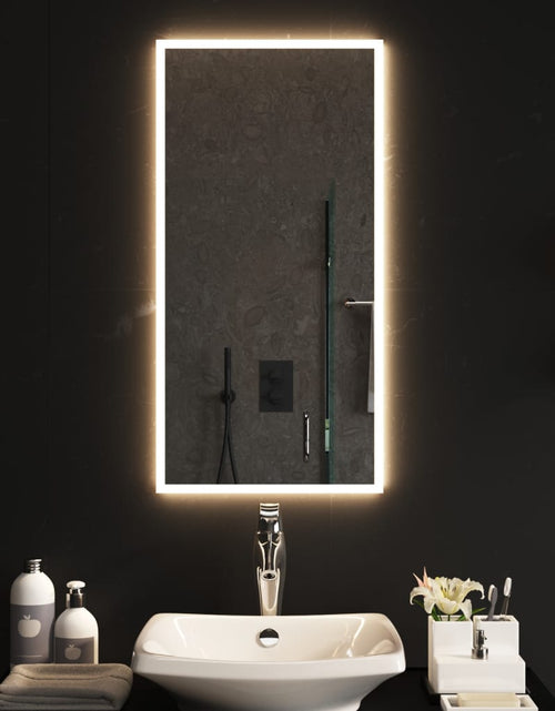 Încărcați imaginea în vizualizatorul Galerie, Oglindă de baie cu LED, 40x80 cm
