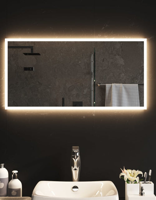 Încărcați imaginea în vizualizatorul Galerie, Oglindă de baie cu LED, 40x80 cm
