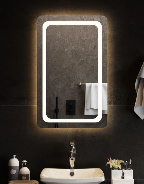 Încărcați imaginea în vizualizatorul Galerie, Oglindă de baie cu LED, 50x80 cm
