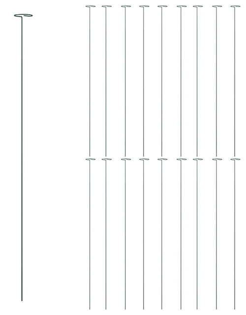 Загрузите изображение в средство просмотра галереи, Țăruși plante de grădină, 20 buc., verde închis, 91 cm, oțel - Lando
