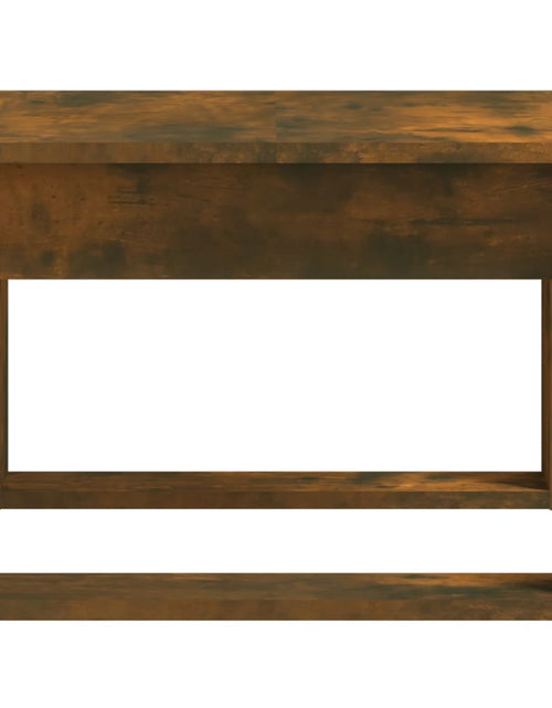 Загрузите изображение в средство просмотра галереи, Masă laterală, stejar fumuriu, 50x50x35 cm, lemn prelucrat
