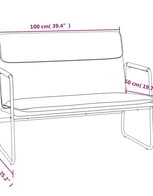 Загрузите изображение в средство просмотра галереи, Bancă, gri închis, 100x64x80 cm, textil
