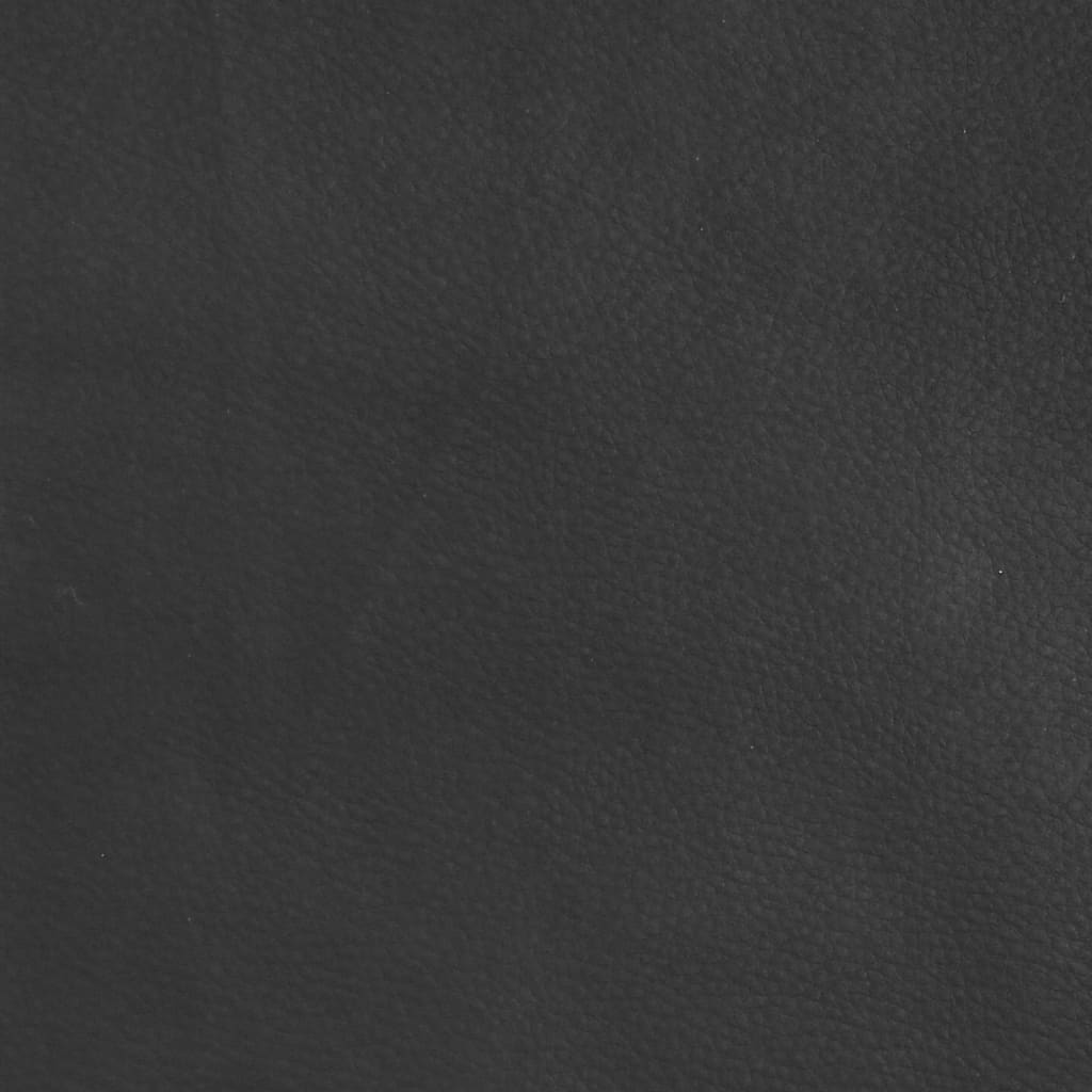 Fotoliu, negru, 61x78x80 cm, piele artificială - Lando