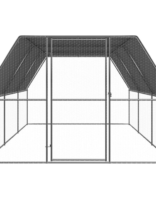 Загрузите изображение в средство просмотра галереи, Coteț de păsări pentru exterior, 3x6x2 m, oțel zincat
