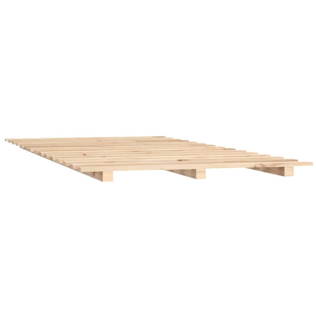 Cadru de pat, 120x190 cm, lemn masiv pin
