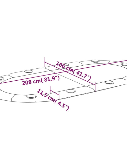 Încărcați imaginea în vizualizatorul Galerie, Blat masă de poker, 10 jucători, pliabil, verde, 208x106x3 cm
