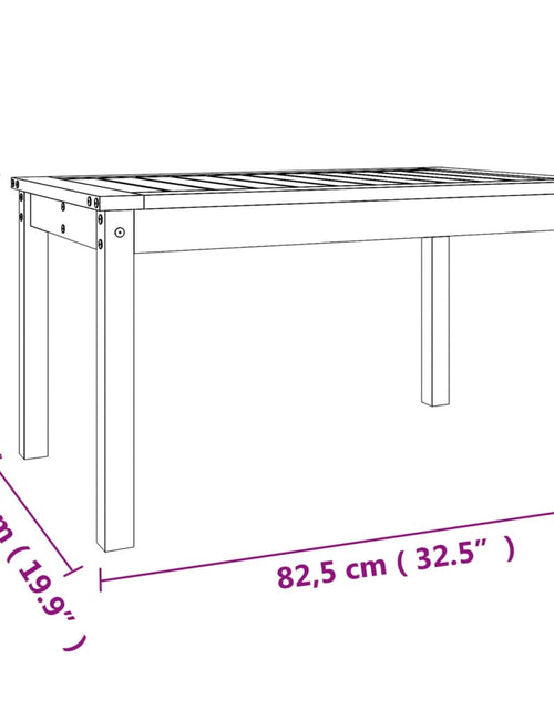 Încărcați imaginea în vizualizatorul Galerie, Masă de grădină, 82,5x50,5x45 cm, lemn masiv Douglas

