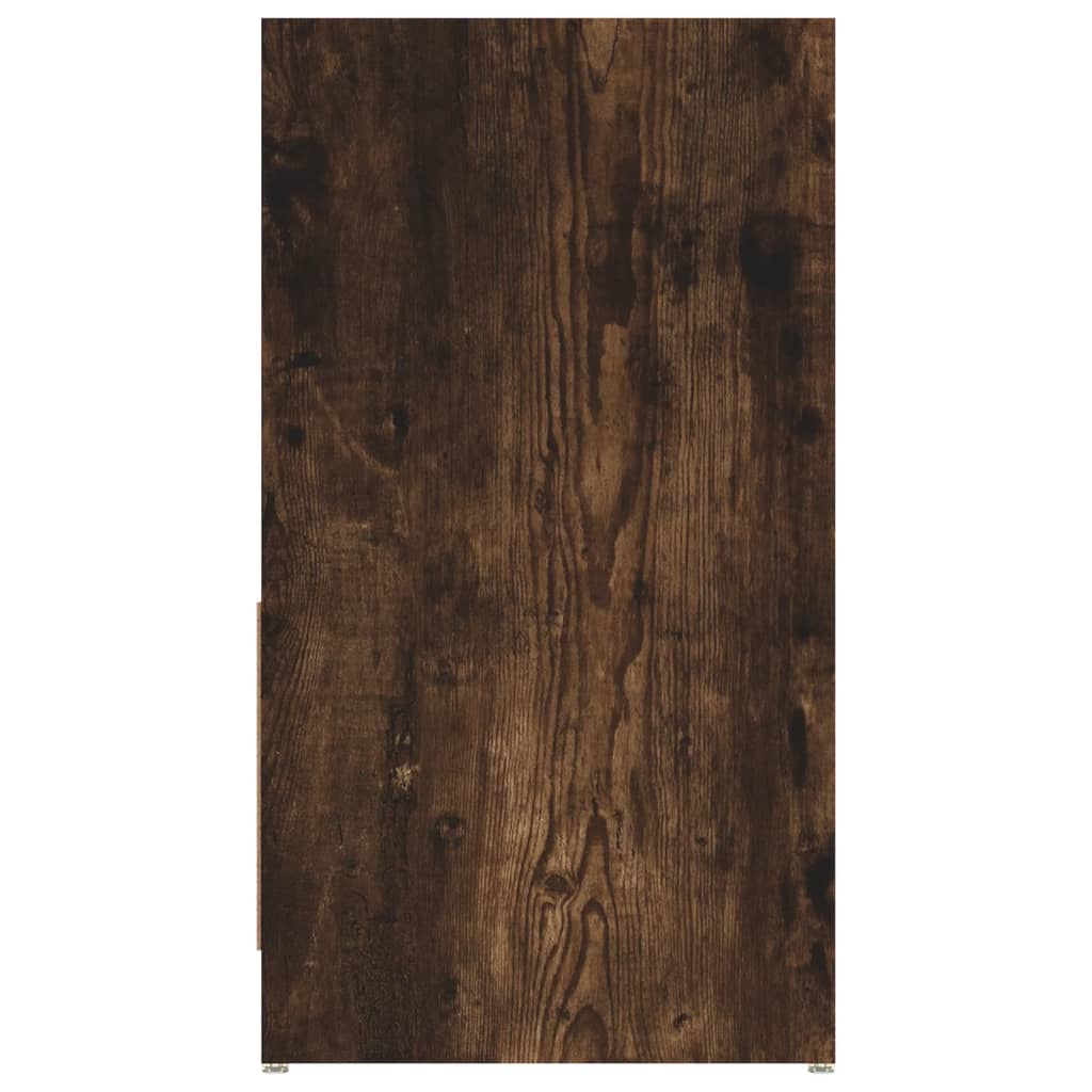 Dulap de baie, stejar fumuriu, 60x33x61 cm, lemn prelucrat