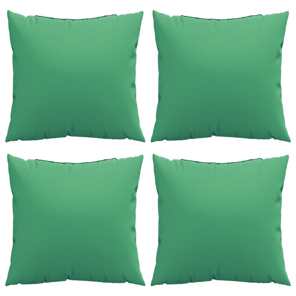 Perne de canapea, 4 buc., verde, 50x50 cm, textil