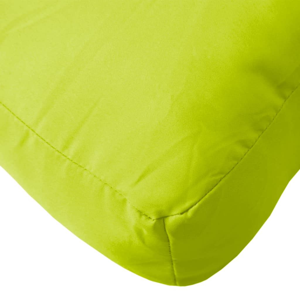 Pernă pentru paleți, verde, 70x70x12 cm, material textil