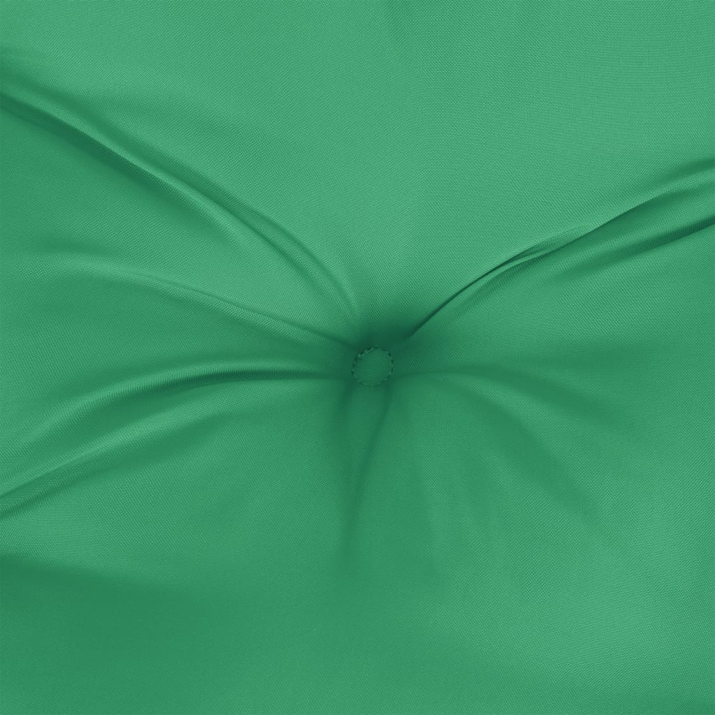 Pernă de paleți, verde, 50x40x12 cm, material textil