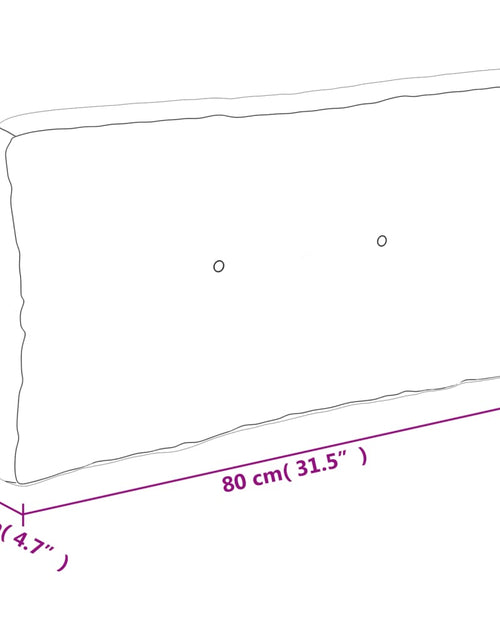 Загрузите изображение в средство просмотра галереи, Pernă de paleți, roșu, 80x40x12 cm, material textil
