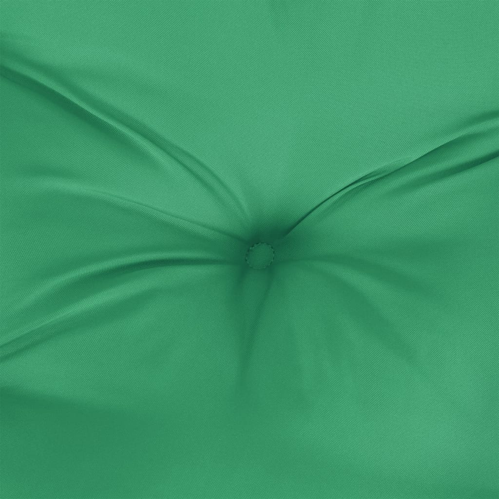 Pernă de paleți, verde, 120x40x12 cm, material textil