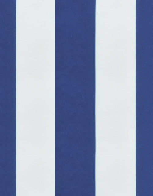 Încărcați imaginea în vizualizatorul Galerie, Perne de scaun, 6 buc., dungi albastru&amp;alb, 40x40x3 cm, textil
