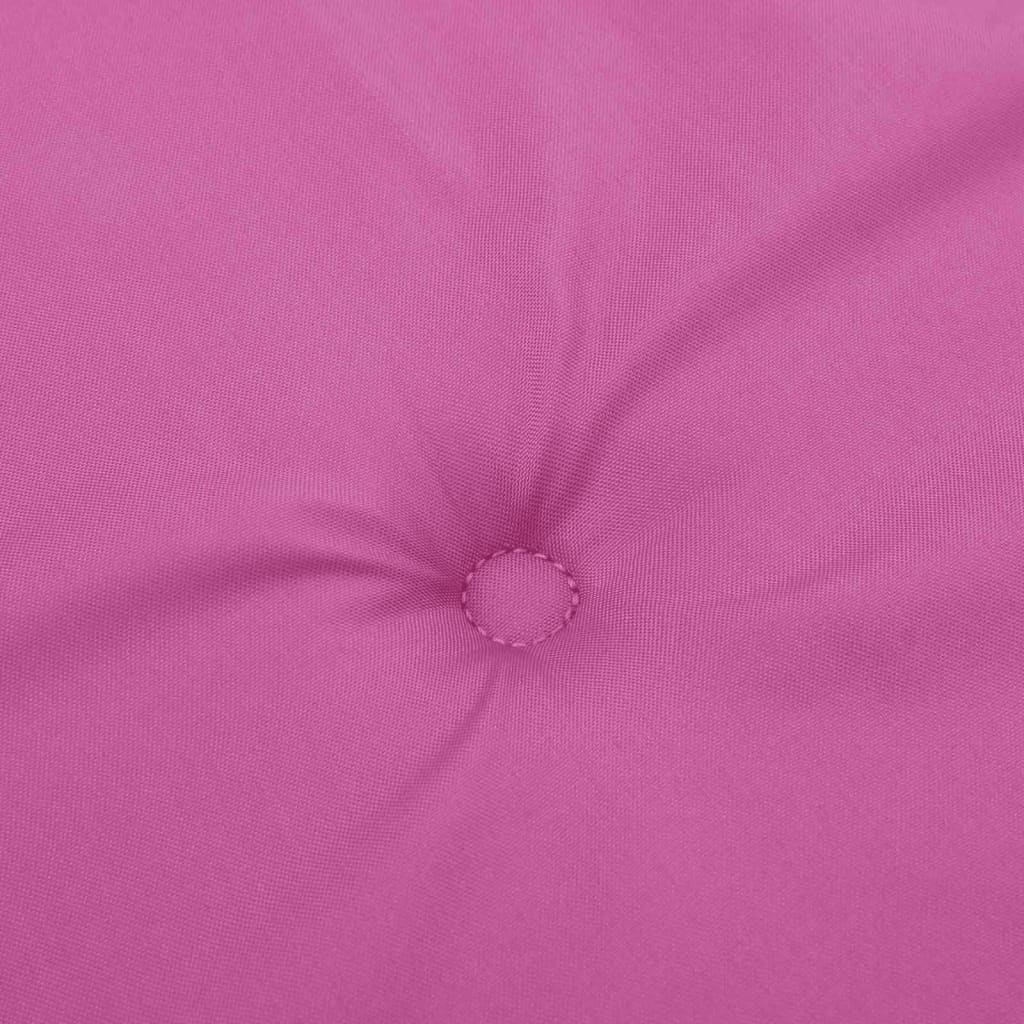 Perne pentru scaun, 2 buc., roz, 50x50x3 cm, material textil
