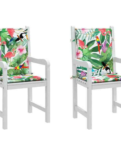 Загрузите изображение в средство просмотра галереи, Perne pentru scaune cu spătar jos, 2 buc, multicolor, textil

