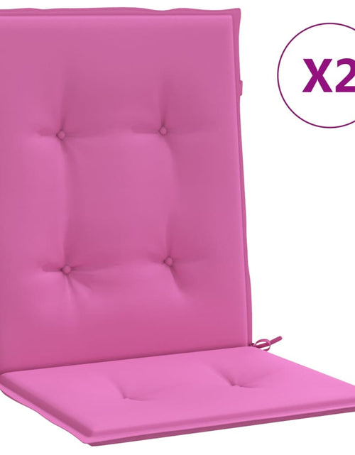 Загрузите изображение в средство просмотра галереи, Perne pentru scaune cu spătar mic, 2 buc., roz, textil
