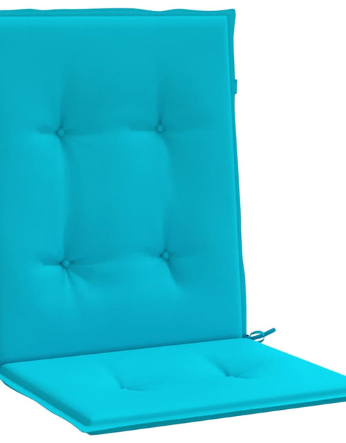 Încărcați imaginea în vizualizatorul Galerie, Perne pentru scaune cu spătar mic, 6 buc., turcoaz, textil
