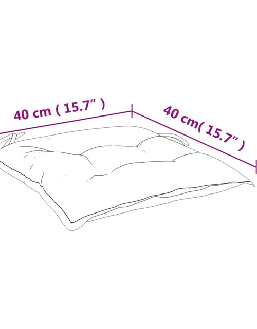 Загрузите изображение в средство просмотра галереи, Perne de scaun, 2 buc., bej, 40x40x7 cm, textil oxford
