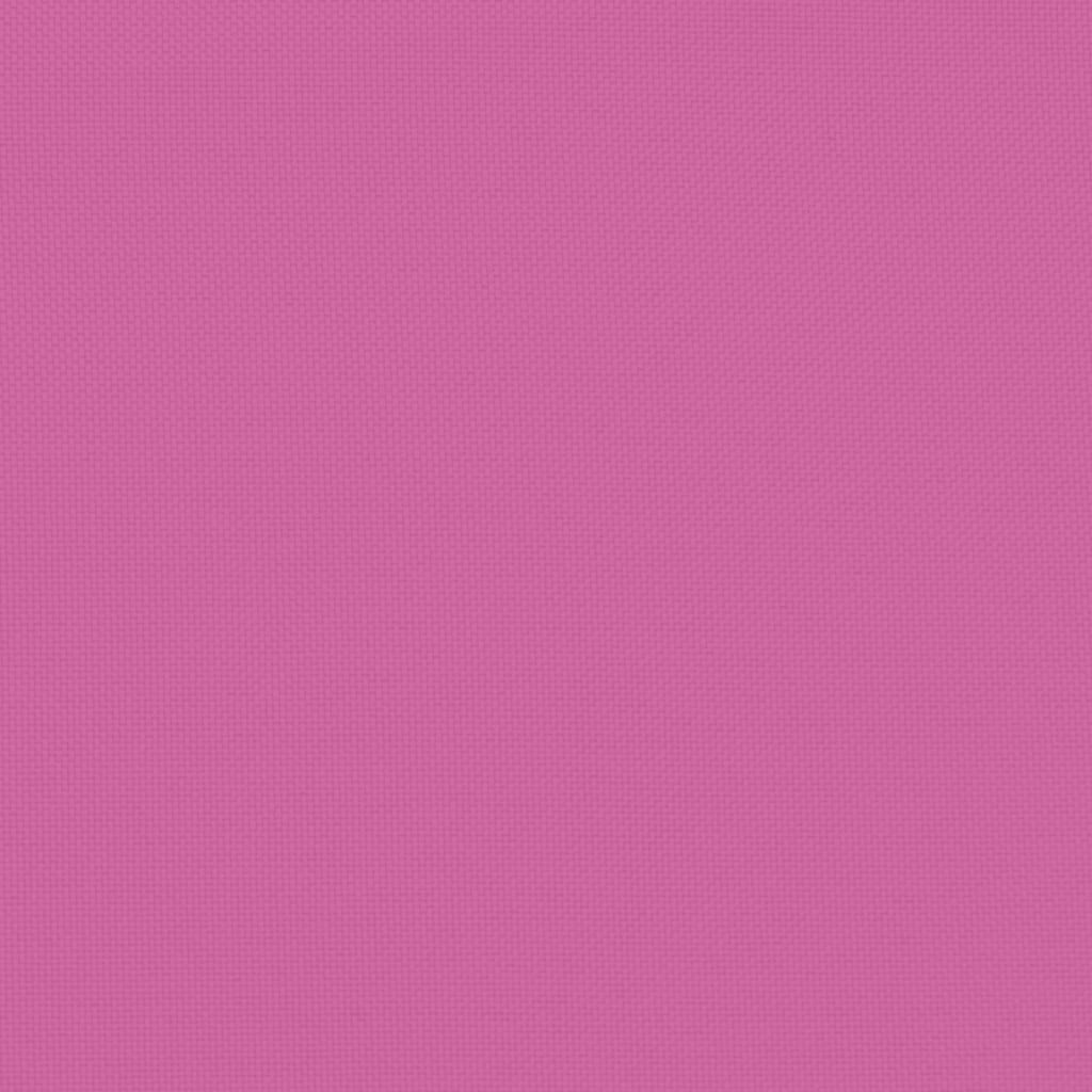 Perne de scaun, 2 buc., pink, 40x40x7 cm, material textil