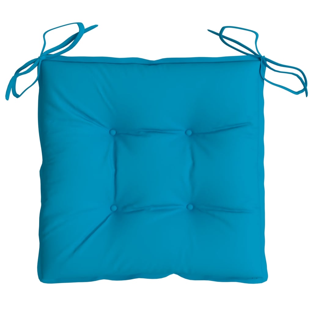 Perne de scaun 4 buc. albastru deschis 50x50x7 cm textil oxford