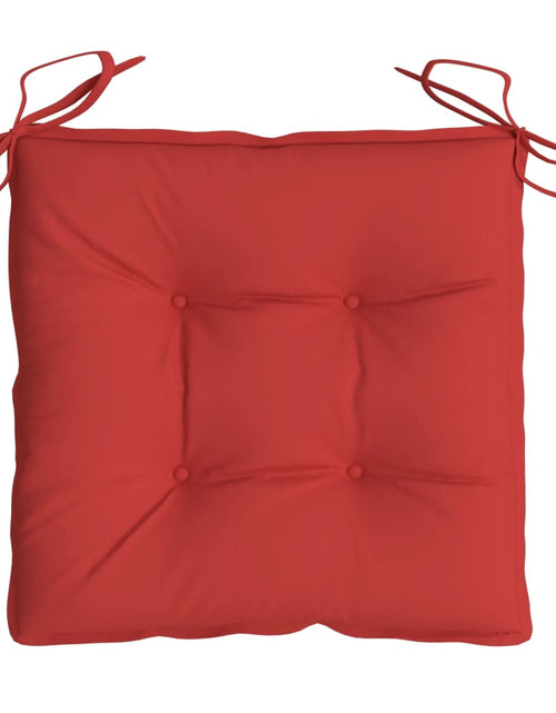 Încărcați imaginea în vizualizatorul Galerie, Perne de scaun, 6 buc., roșu, 50x50x7 cm, textil oxford
