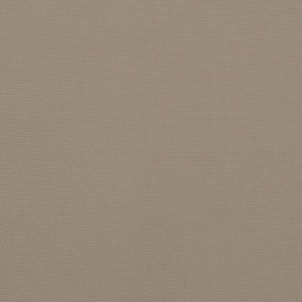 Perne de scaun, 2 buc., taupe, 50x50x7 cm, textil oxford