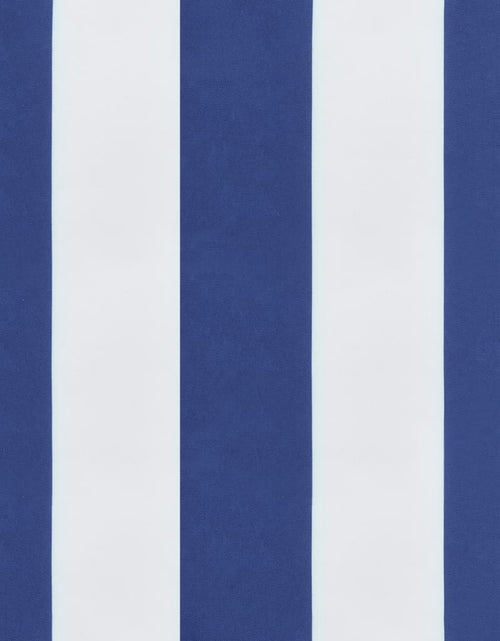 Загрузите изображение в средство просмотра галереи, Perne de scaun, 2 buc., albastru&amp;alb, 50x50x7 cm, textil oxford
