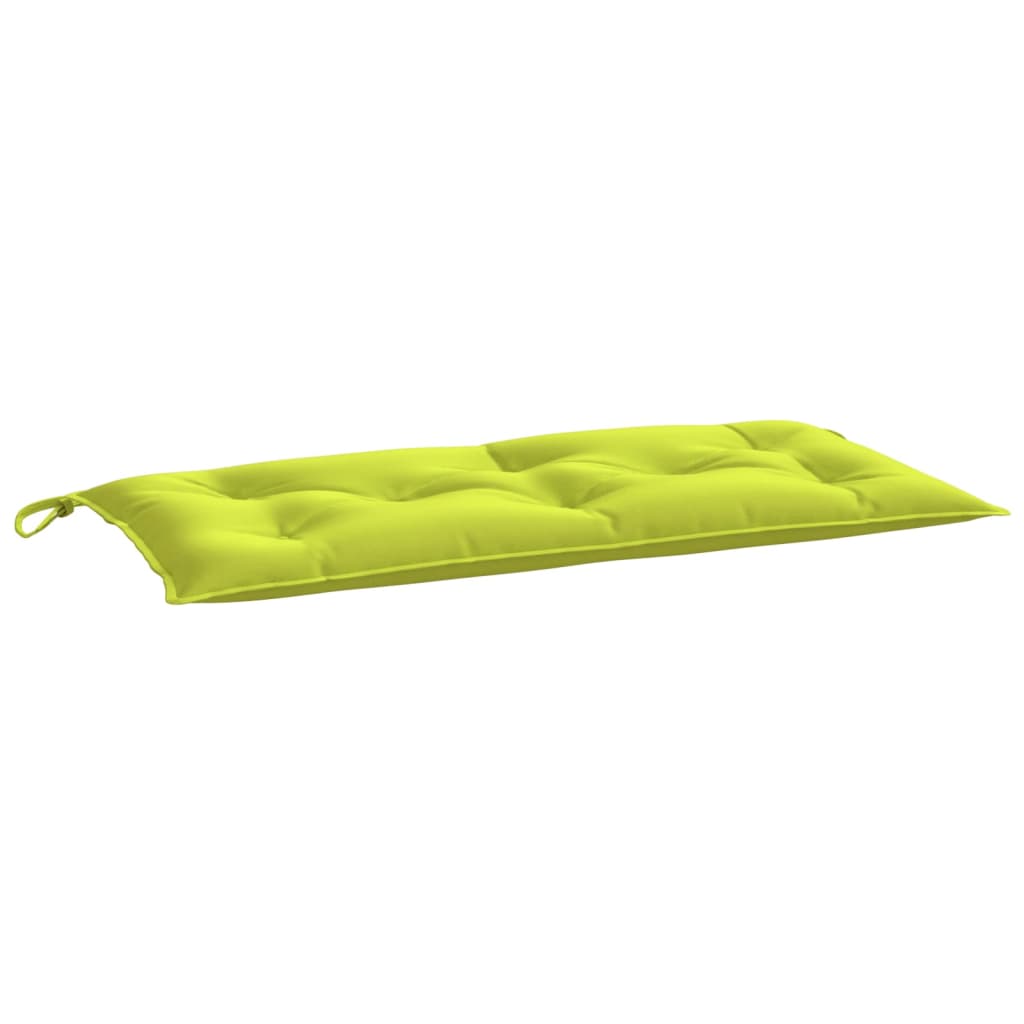 Pernă bancă de grădină verde aprins, 100x50x7 cm, textil oxford