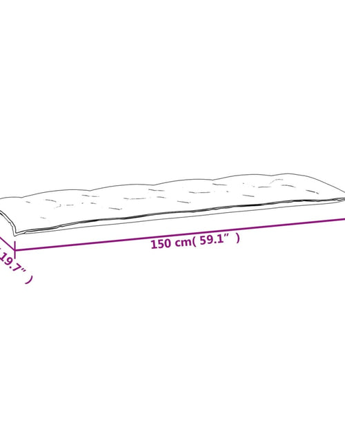 Загрузите изображение в средство просмотра галереи, Pernă bancă de grădină, roșu, 150x50x7 cm, material oxford
