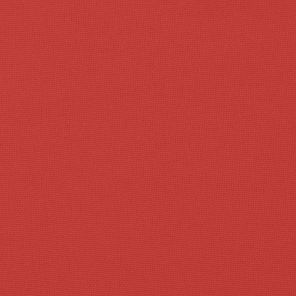 Pernă pentru paleți, roșu, 60x60x8 cm, țesătură Oxford